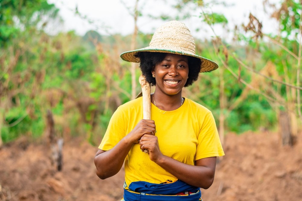 Portrait,Of,A,Female,African,Farmer